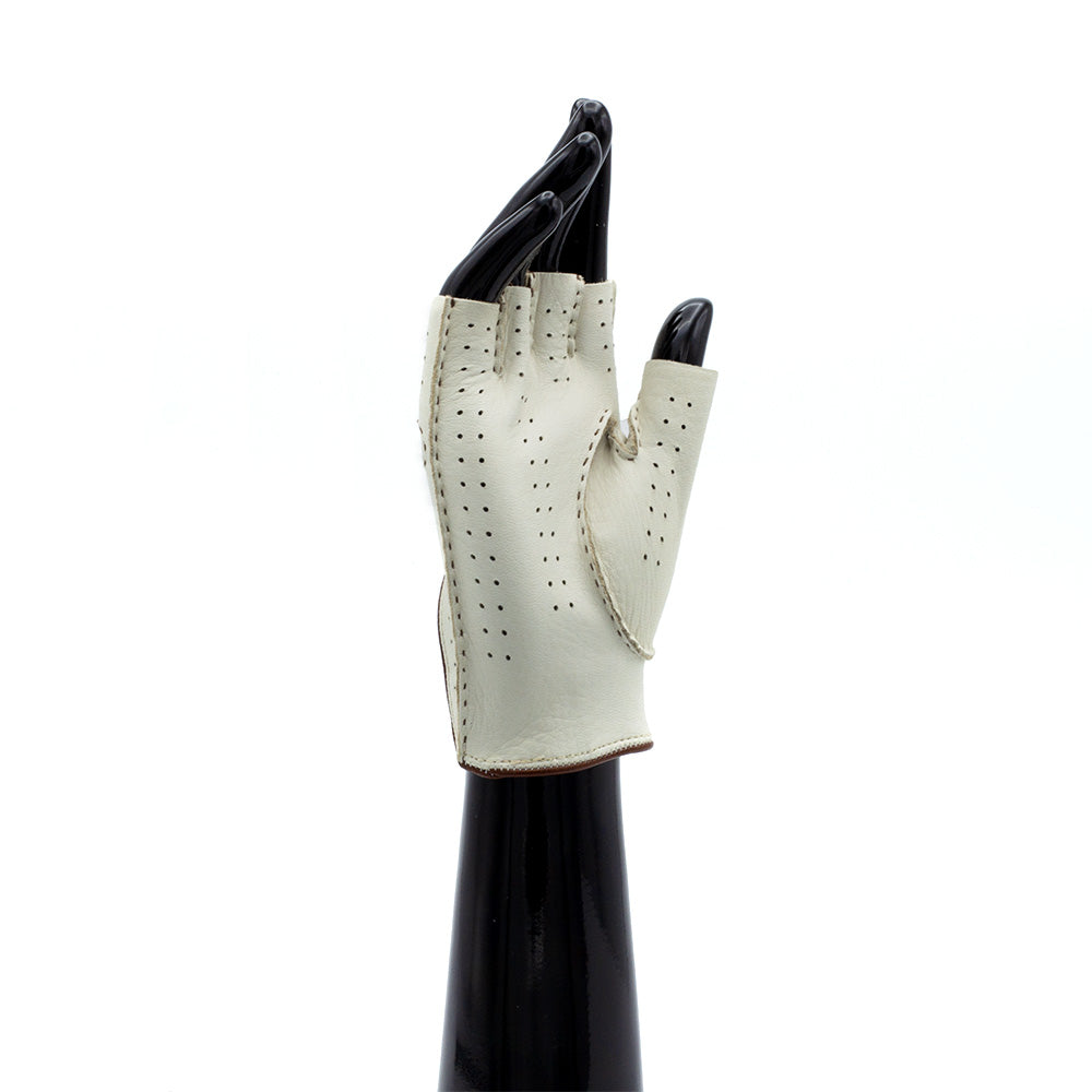 Hert Vingerloze handschoen - Wit