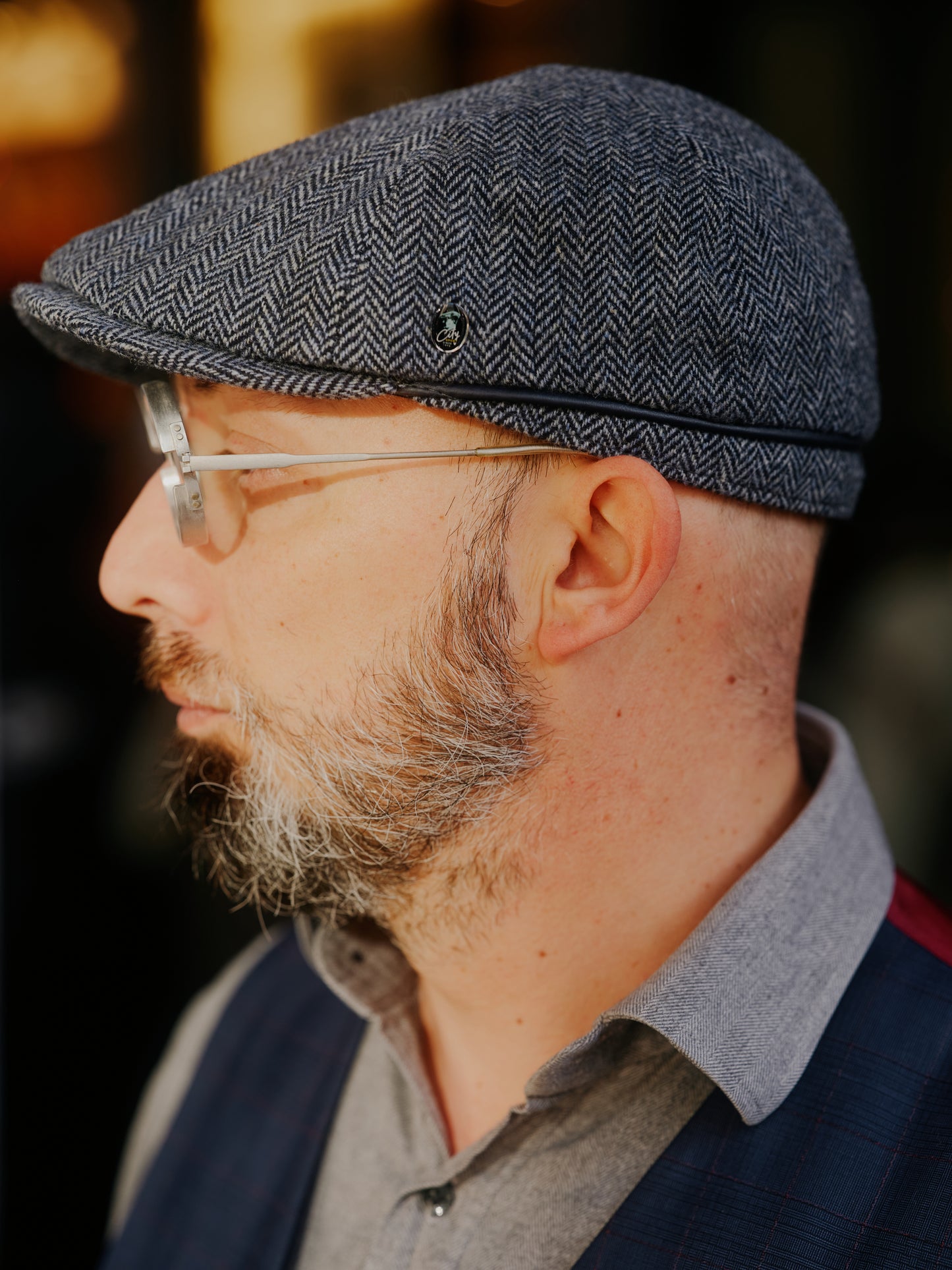 Casquette "Bike" - Blue impermeable  - City Sport