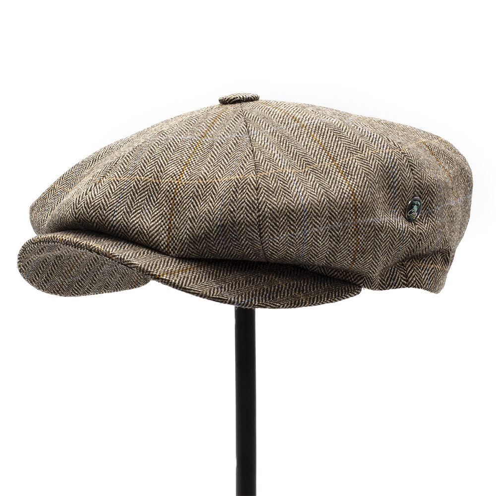 "Newsboy" Cap - Brown